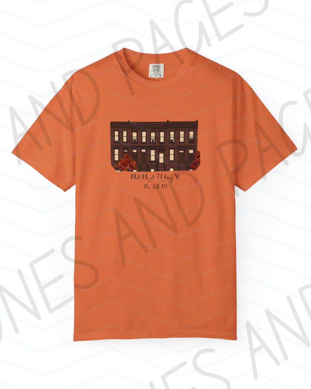 Meet Me at 74 Perry St. shirt | It's Different This Time Collection | Made in-house | Officially licensed by Joss Richard