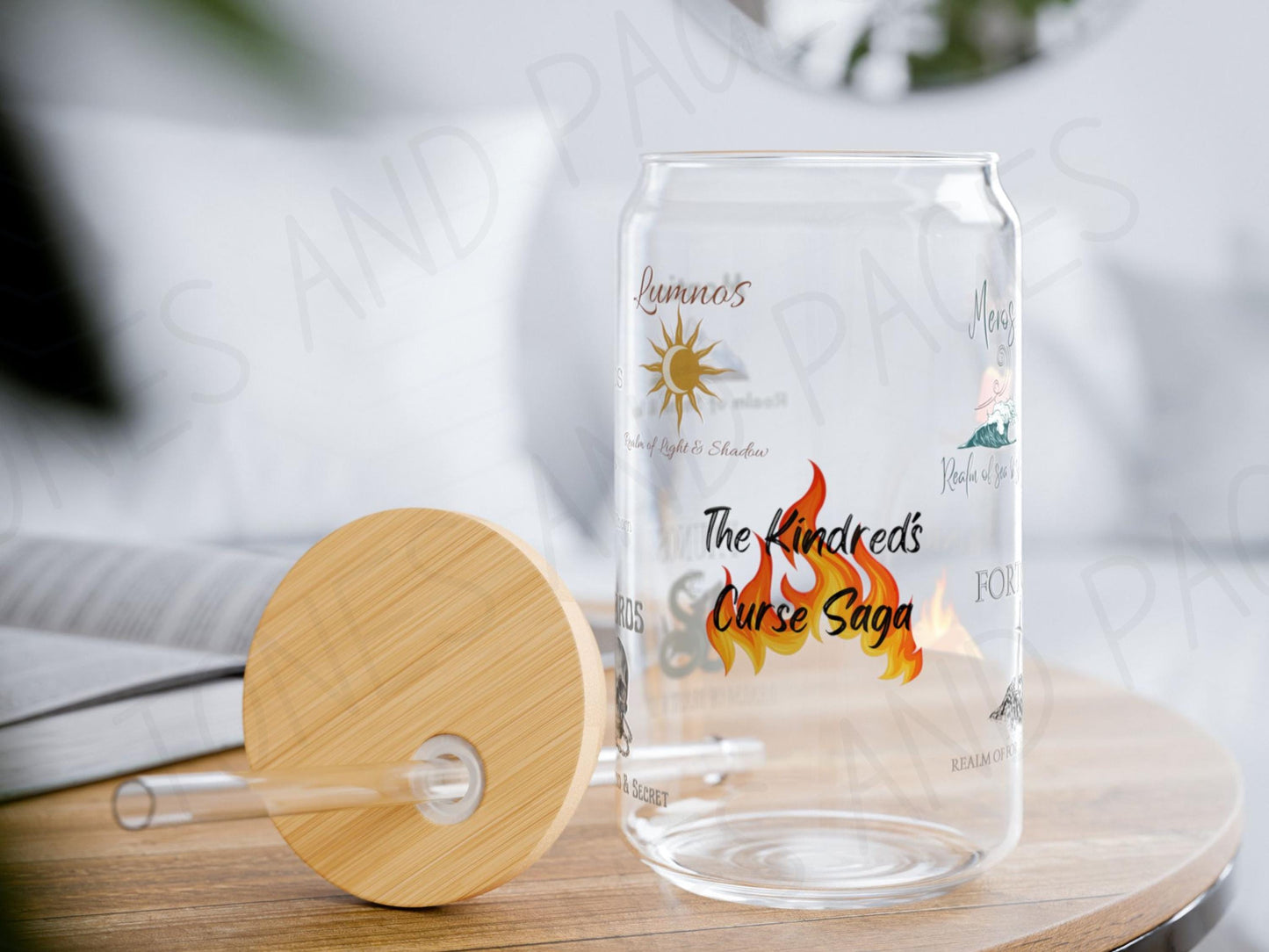 Emarion Realms Sipper Glass, 16oz | Officially Licensed by Penn Cole