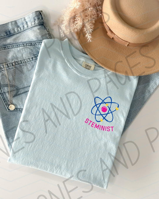 Steminist photon shirt | Love, Theoretically by Ali Hazelwood | Made in-house | Officially licensed