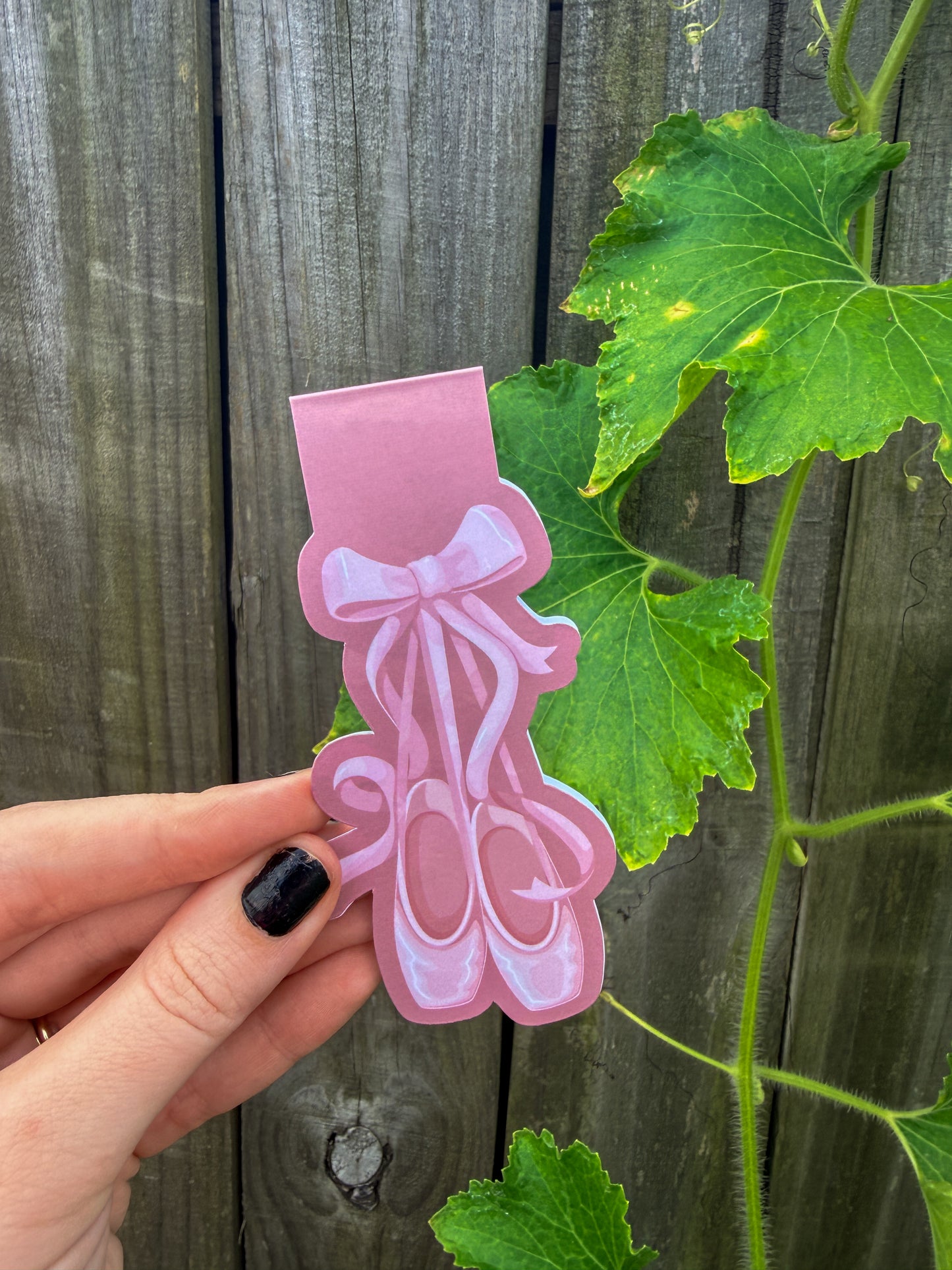 Ballet Slippers magnetic bookmark