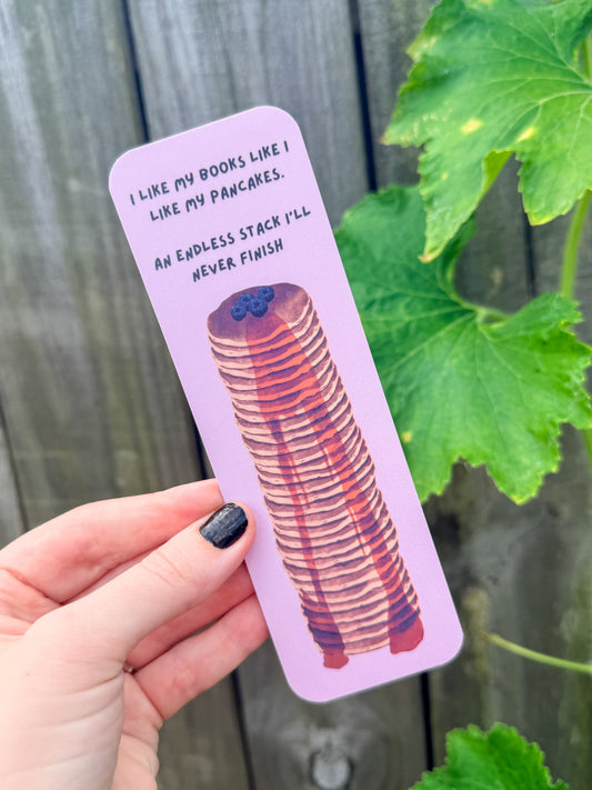 Pancake stack bookmark