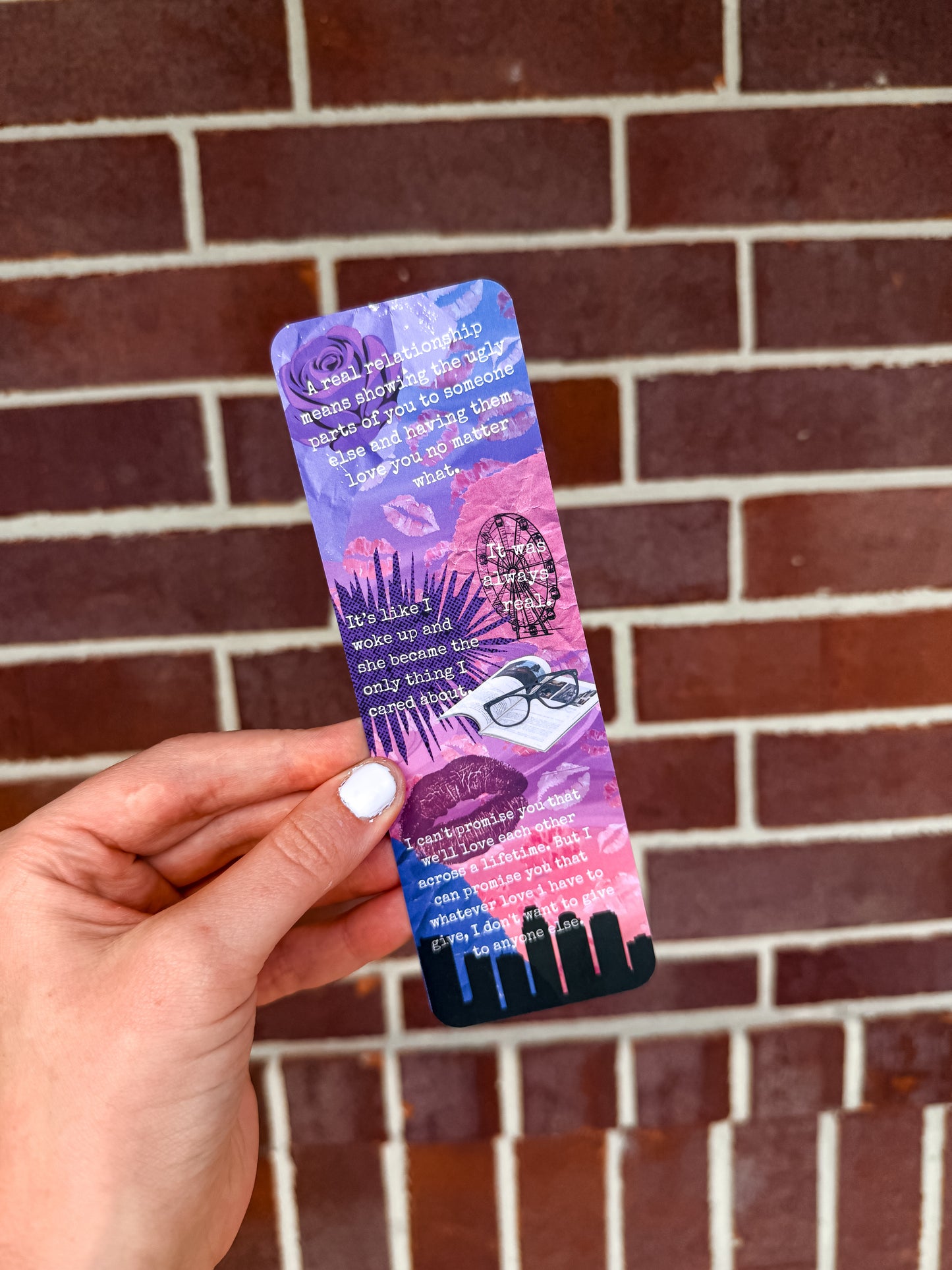 Let's Kiss and Tell annotation bookmark | Officially Licensed by Joss Richard