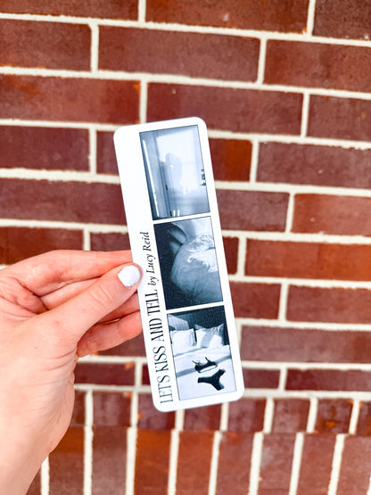 Let's Kiss and Tell by Lucy Reid bookmark | Officially Licensed by Joss Richard