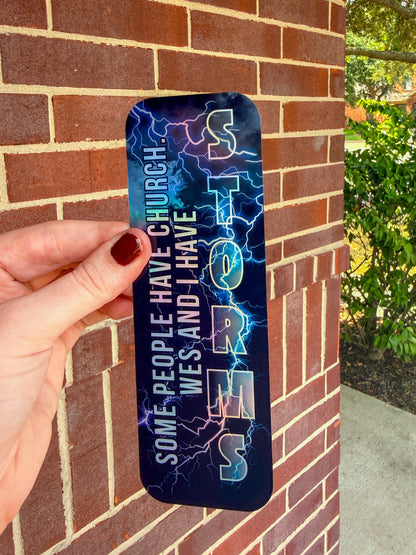 Wes and I have Storms Holographic Bookmark | Officially Licensed by Heather Frances