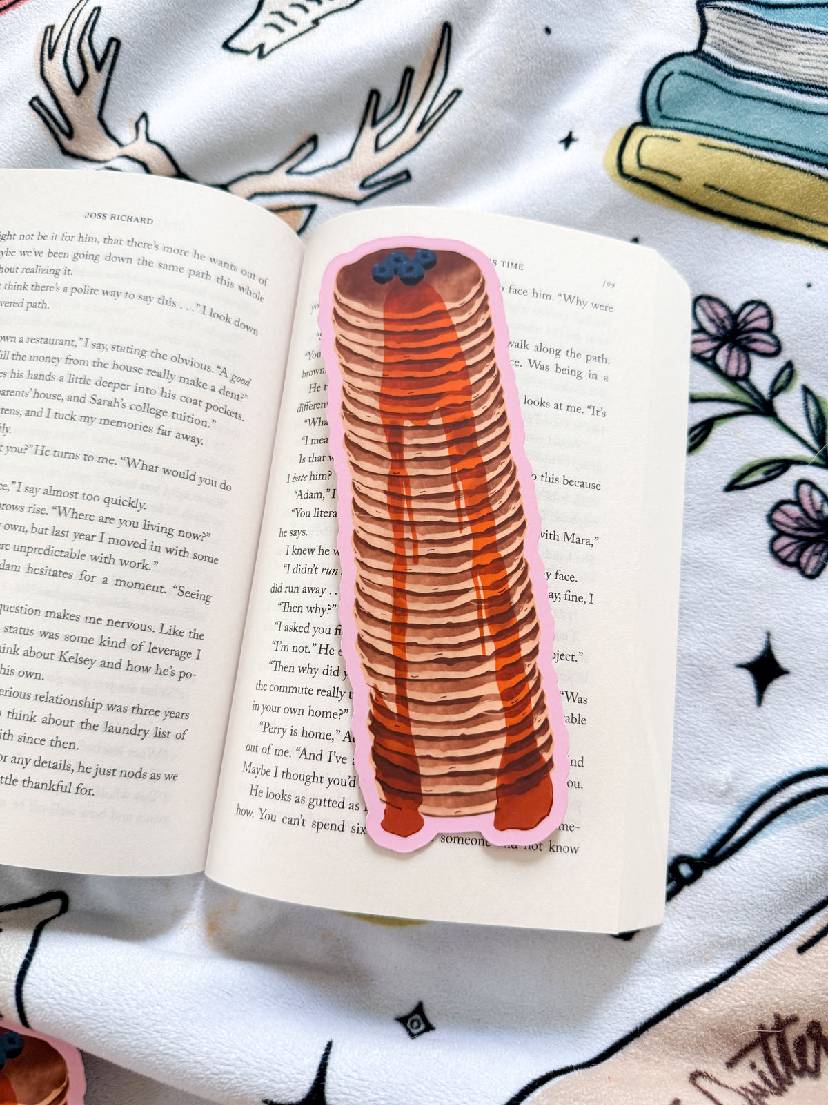 Pancake Stack die-cut bookmark