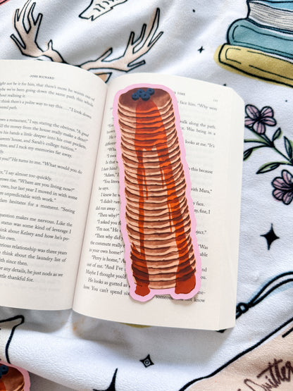 Pancake Stack die-cut bookmark