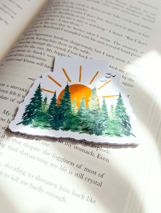Summer Forest Magnetic Bookmark