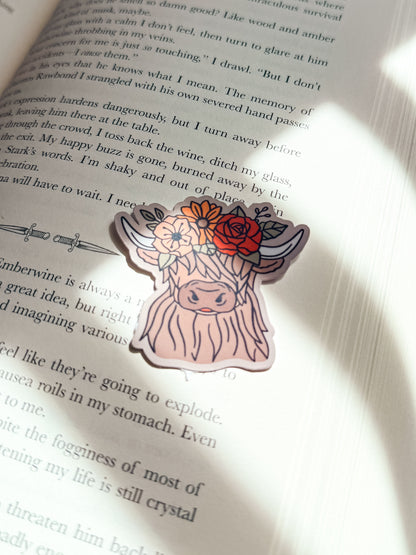 Highland Cow sticker | Made in-house