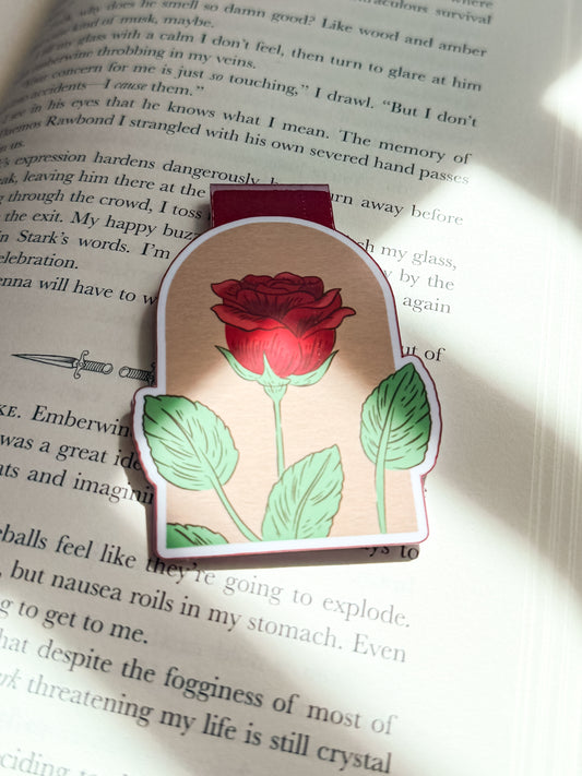 Summer Flowers Magnetic Bookmark