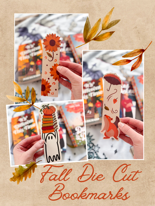 Fall Die-Cut Bookmarks