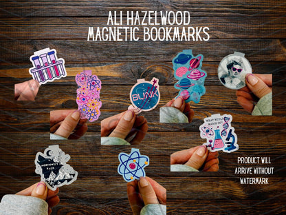 Ali Hazelwood Magnetic Bookmarks | Made in-house | Officially licensed