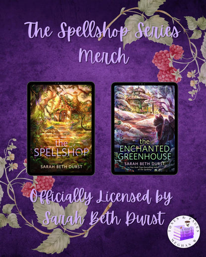 The Spellshop Caz the spider plant sticker |  Officially Licensed by Sarah Beth Durst