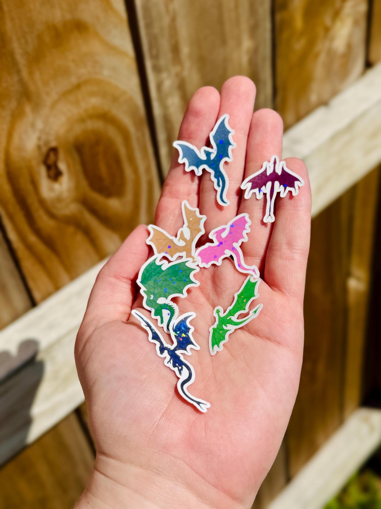Dragon filler stickers (holographic)