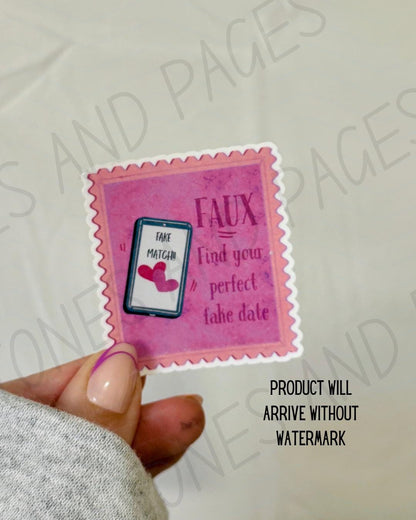 Faux Dating App sticker | Problematic Summer Romance | Made in-house | Officially licensed by Ali Hazelwood