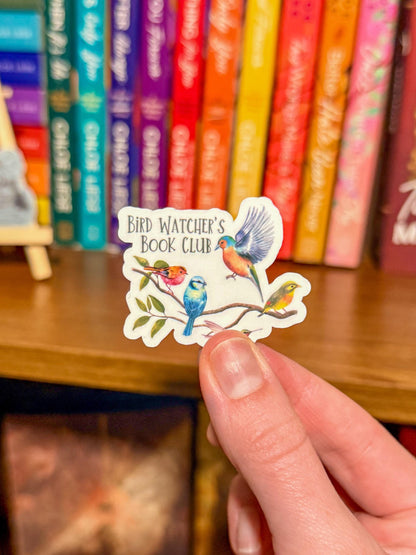Bird Watcher's Book Club sticker | Made in-house