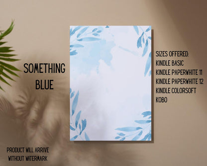 Something Blue E-Reader Insert | Made in-house