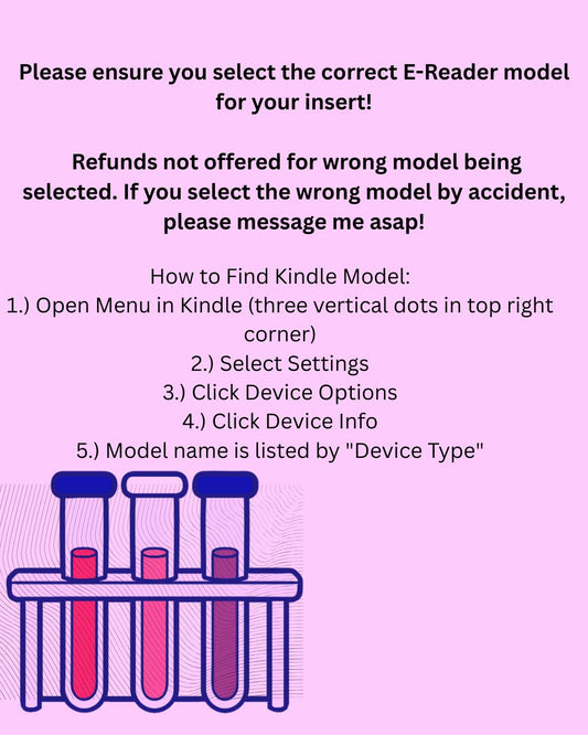 Rebel Blue Ranch E-Reader Inserts| Made in-house | Officially licensed by Lyla Sage