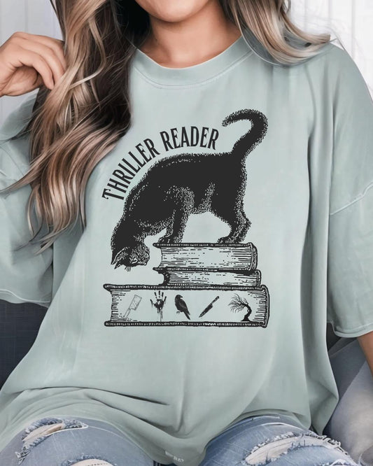 Thriller Reader Shirt | Bookish & Obsessed Collection | Made in-house