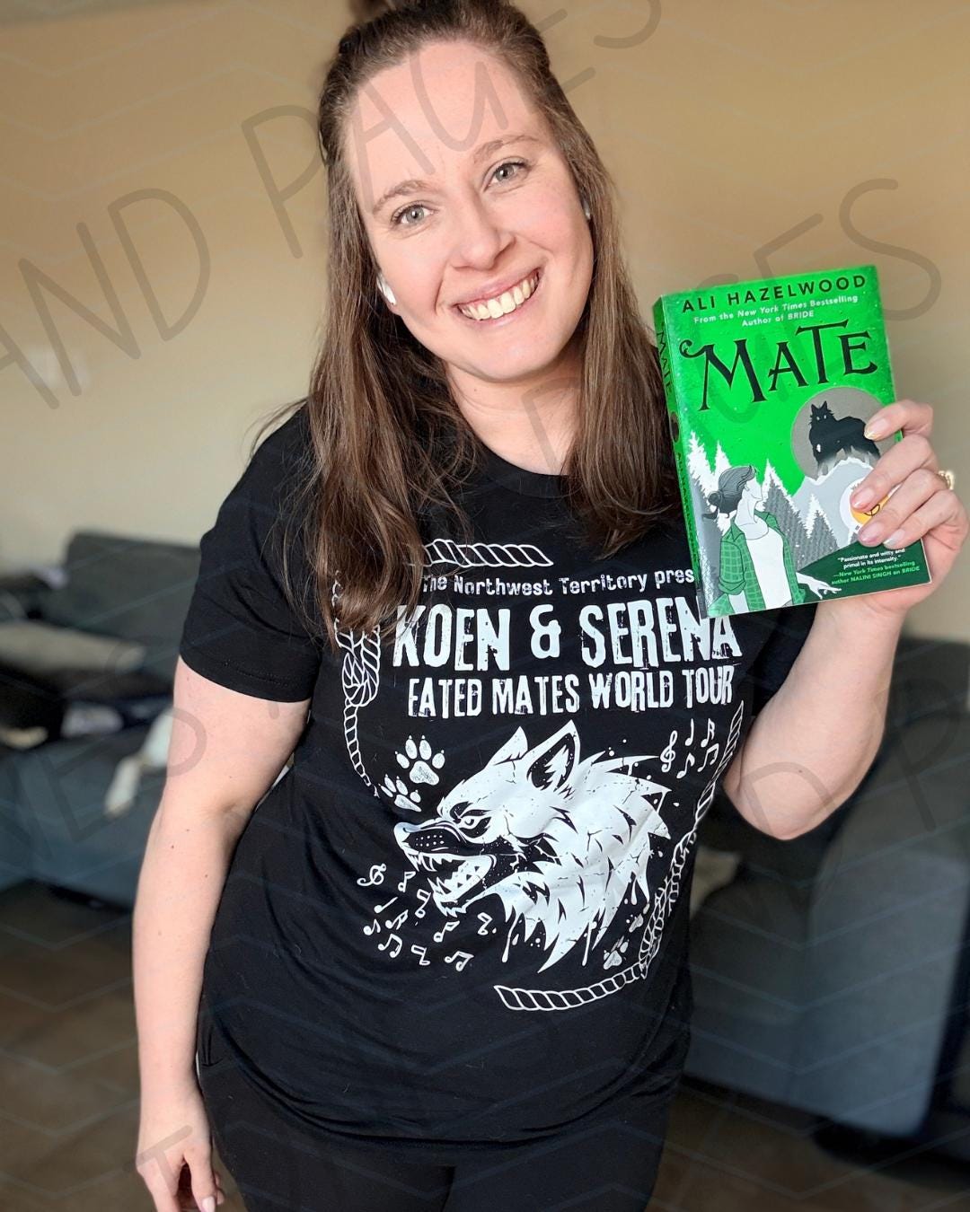 Koen and Serena World Tour shirt | Mate by Ali Hazelwood | Made in-house | Officially licensed