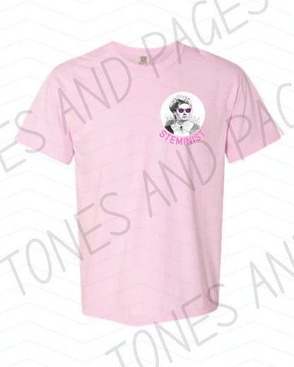 Marie Curie STEMINIST shirt | Love on the Brain by Ali Hazelwood | Made in-house | Officially licensed