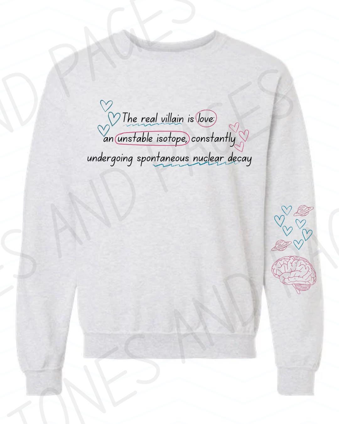 Love on the Brain annotation shirt | Made in-house | Officially licensed by Ali Hazelwood