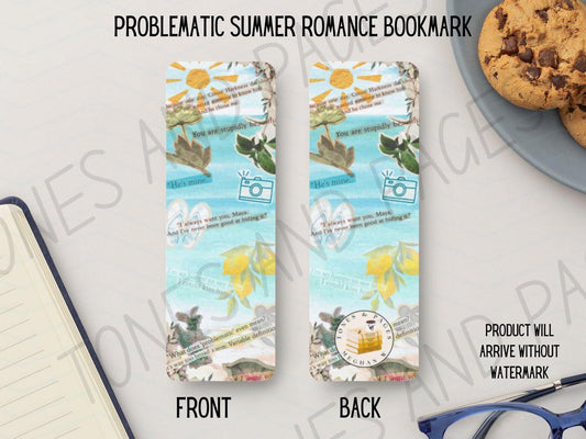 Problematic Summer RomanceBookmark | Made in-house | Officially licensed by Ali Hazelwood