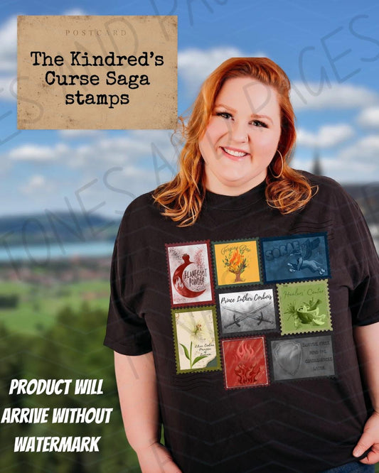 The Kindred's Curse Saga stamp Shirt | Made in-house | Officially licensed by Penn Cole
