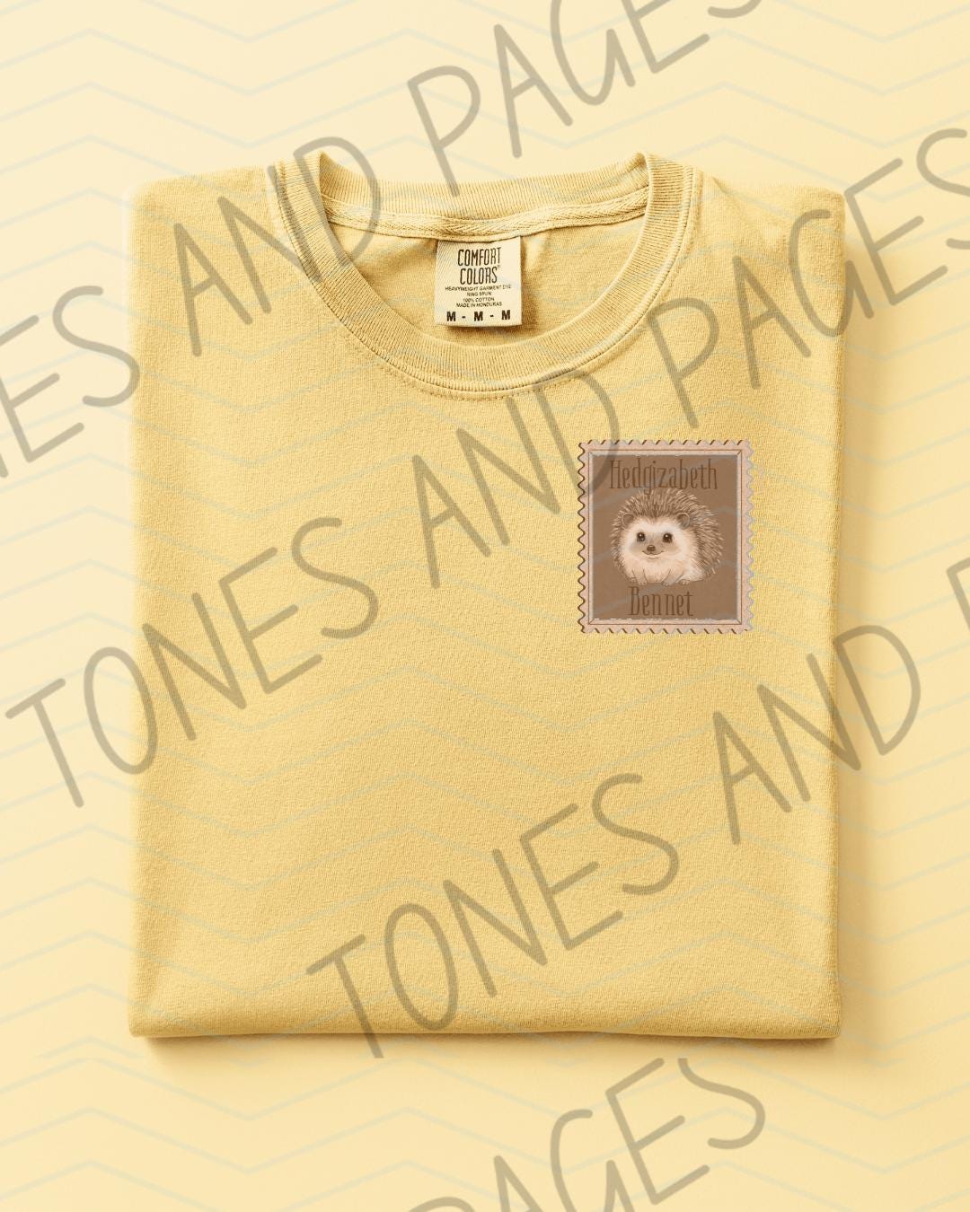 Hedgizaeth Bennet hedgehog shirt | Love, Theoretically by Ali Hazelwood | Made in-house | Officially licensed