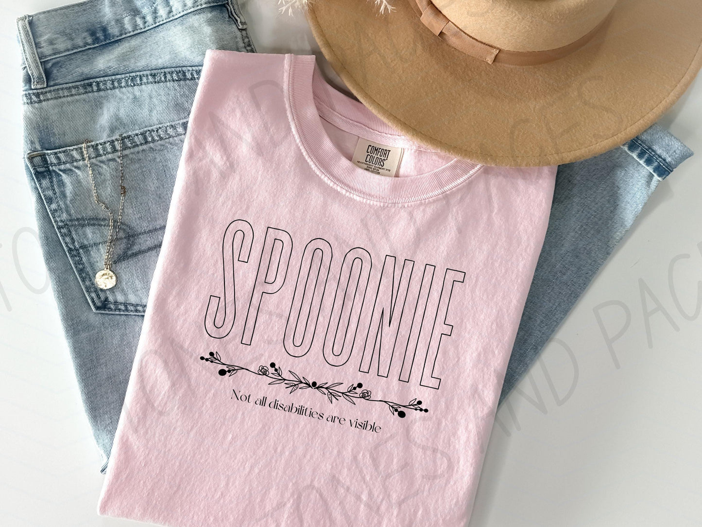 Spoonie shirt | Invisible Disabilities Collection | Made In-House