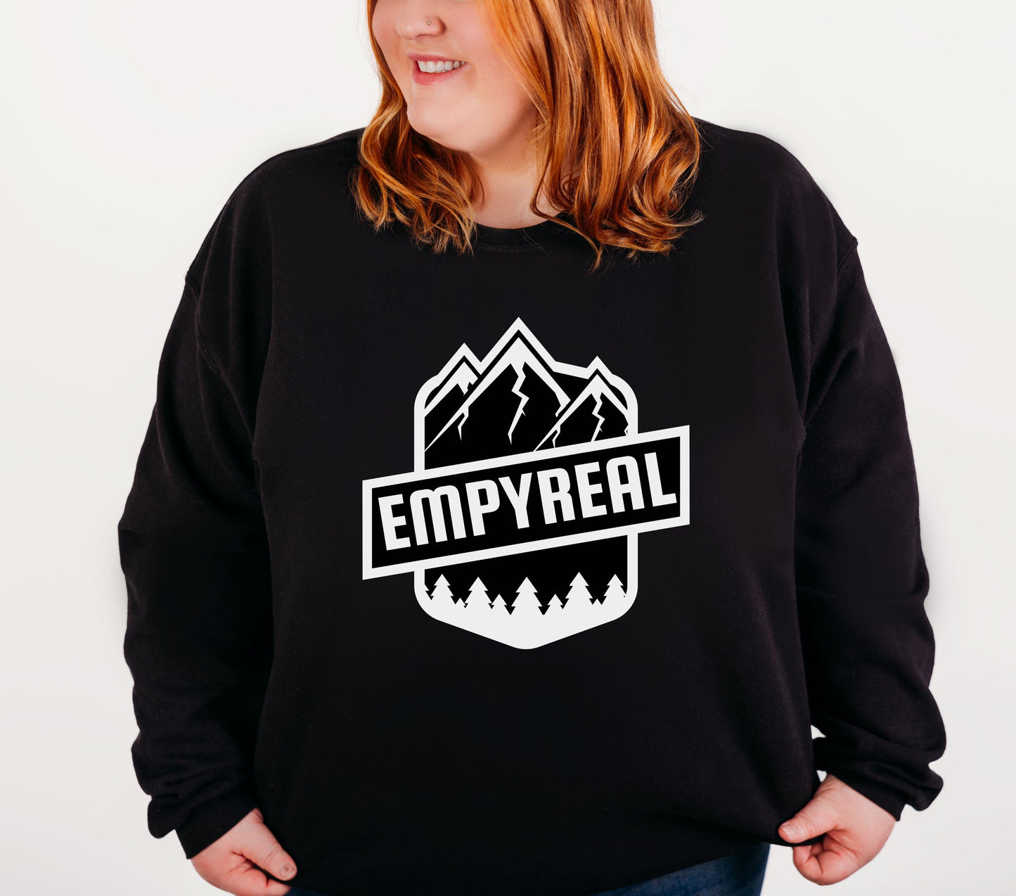 Empyreal Ski Resort sweatshirt | Love Along the Way Collection | Made in-house | Officially licensed by J.A. Forde