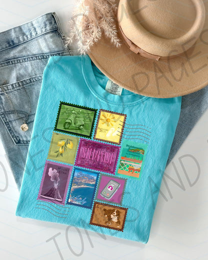 Problematic Summer Romance postage stamp shirt | Made in-house | Officially licensed by Ali Hazelwood