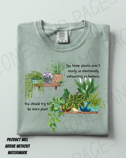 Be More Plant shirt | The Spellshop |  Made in-house | Officially licensed by Sarah Beth Durst