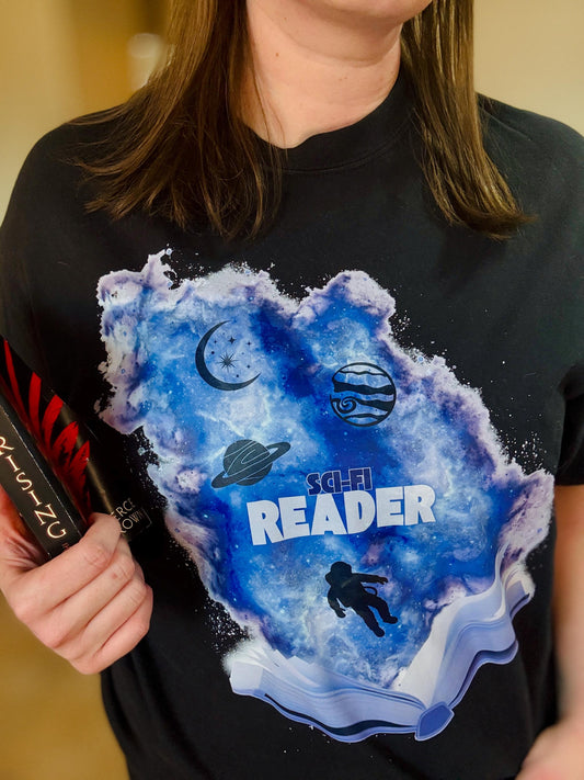 Sci-Fi Reader Shirt | Bookish & Obsessed Collection | Made in-house